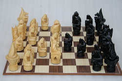 Hand Carved Chess Pieces